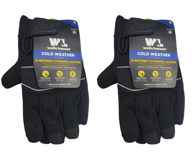 Wells Lamont Cold Weather Size S Small Work Gloves Insulated R7791L (2 Pack)