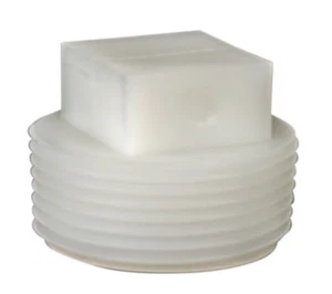 1/4 MNPT Nylon Tuff Lite Plug Threaded Fitting With Square Head - Picture 1 of 1