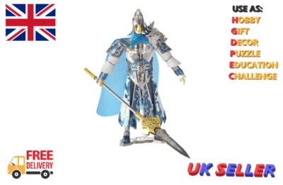 MW Zhao Zilong 3D Metal Model DIY Assemble Puzzle Jigsaw Building Toy Hobby Kit - Image 1 of 4