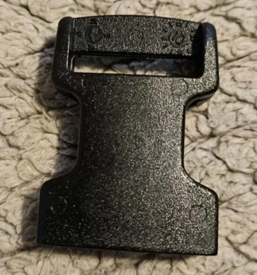 Hebilla de plástico lateral femenino de 2 pulgadas de largo negra Foto 1 de 4