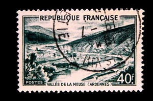 France, 1949 / Vallee de la Meuse /Yt./842a / Mi859 / Used - Picture 1 of 1
