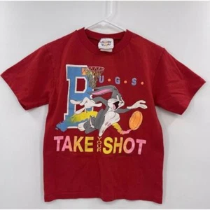 VINTAGE YOUTH KIDS LOONEY TUNES BUGS BUNNY BASKETBALL SHIRT medium - Picture 1 of 9