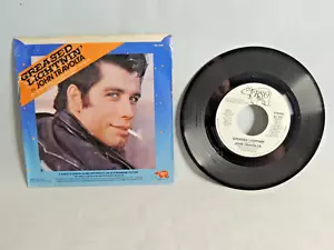 John Travolta Greased Lightnin 45 Mono / Stereo Good, Sleeve VG Promo Rare 1978 - Foto 1 di 11