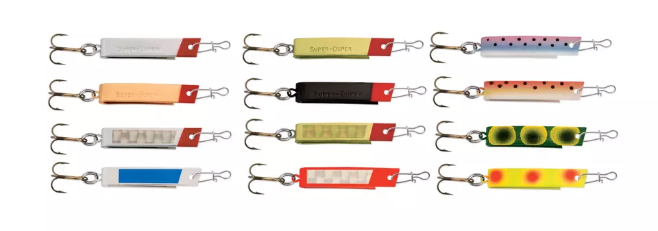 Luhr-Jensen Super Duper Spoon Small Trout, Kokanee, Walleye, & Panfish Lure - Image 1 of 1