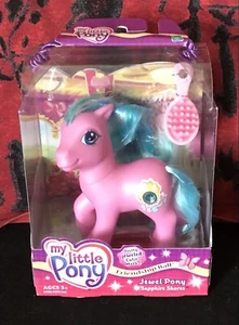 MI PEQUEÑO PONY, JOYA PONY, ORILLAS DE ZAFIRO, PONY Y CEPILLO, 2004, G3, ¡¡SIN PRECIO BASE!!! - Imagen 1 de 19