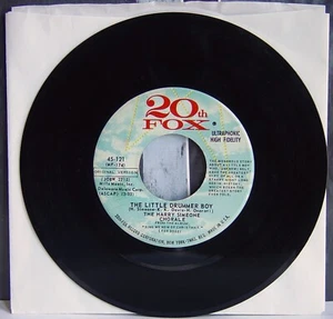 Harry Simeone Chorale Christmas 7": 1958 Original Little Drummer Boy Die Lorelei - Picture 1 of 2