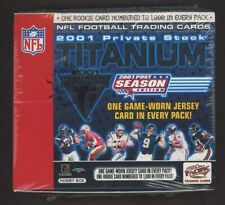 2001 Pacific Private Stock Titanium Postseason Football Hobby Box Sealed