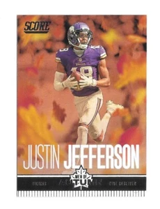 2023 Score Football JUSTIN JEFFERSON Men of Autumn - MINNESOTA VIKINGS - #1 - Picture 1 of 1