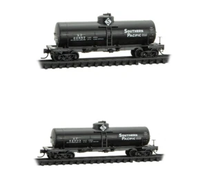 N Scale Micro Trains 39' Sgl. Dome Tankcar SOUTHERN PACIFIC Item #06500126 & 27 - Picture 1 of 3