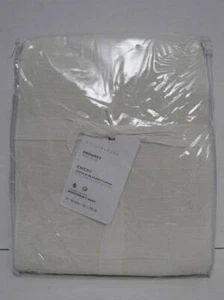 Pottery Barn Emery Linen Antique Bronze Grommet B/O Curtain, 50" x 96" Ivory NWT - Picture 1 of 5