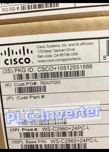 New Sealed Cisco WS-C2960+24PC-L Catalyst Managed Switch free shipping / - Picture 1 of 10
