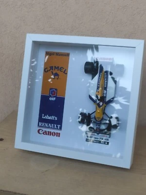 Williams FW14B 1992 Nigel Mansell Camel Formula 1 Quadro 3D Modellino 1/24 - Immagine 1 di 4