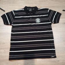 Guinness Beer Polo T Shirt Official Merchandise Made In Ireland Black Large