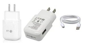 LG FAST WALL ADAPTER+LG MICRO USB FOR LG STYLO 3,STYLO 2, STYLO 2 V, STYLO 3+ - Picture 1 of 1