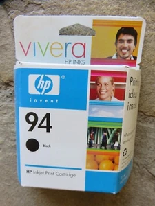 HP 94 Ink Cartridge - Black -Genuine - NEW - Picture 1 of 3