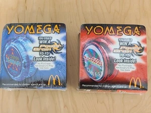 2 SET MCDONALD'S YOMEGA YO-YO's BLAU & ROT E1 - Bild 1 von 15