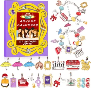 Friends TV Show Calendario de Adviento 2025, Pulsera Navidad Dije Calendario de Adviento... - Imagen 1 de 9