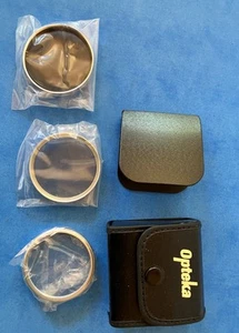 LOT of 3 Opteka High Definition II Lenses (FD, UV & Polarizer) Camera Lens 52mm - Picture 1 of 5