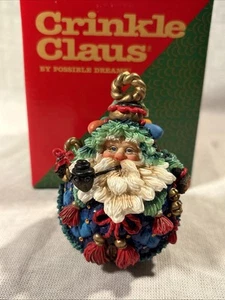Vintage 1999 Crinkle Claus. Tassel Top Crinkle - Picture 1 of 12