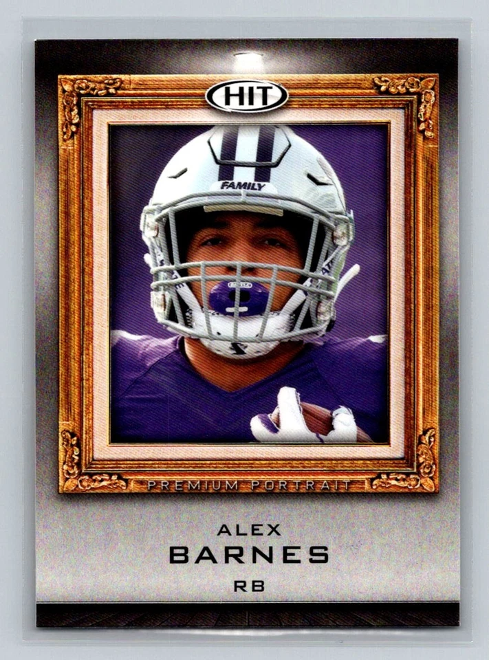 2019 SAGE HIT Premium Portrait Rookie RC #PP-02 Alex Barnes Kansas State - Image 1 of 2