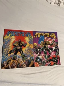 Chronicles Of Judge Dredd Apocalypse War Book One & Two Titan Books 1984 1st - Picture 1 of 3