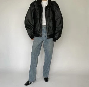 Vintage Schott black leather jacket - Picture 1 of 5