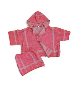 Missoni Wolle Texas Azteken Stamm Südwesten Ureinwohner Stil Cape & Rock Outfit Set  - Bild 1 von 23