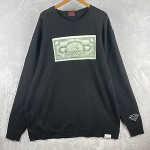 Diamond Supply Company Sweatshirt Men’s 4XL Pullover One Love Lion Money Graphic - Picture 1 of 8
