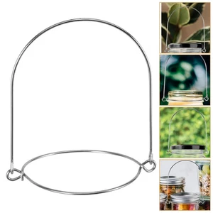 8 Pcs Rings Jar Hooks Hanger Hanging Wire for Mason Jars Hangers - Picture 1 of 12