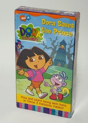 Dora the Explorer - Dora Saves the Prince (VHS, 2002) - New Sealed - (Has wear) - Image 1 of 4