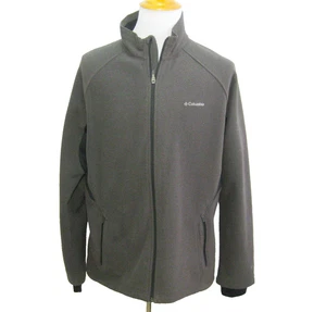 Columbia Herren (Größe Large) grau durchgehender Reißverschluss Thermojacke Omni-Heat Mantel Baumwolle - Bild 1 von 4