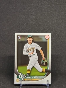 2025 Bowman - #9 Jacob Wilson RC - Athletics Rookie - Bild 1 von 2