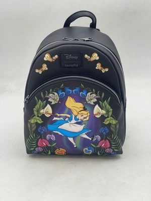 Disney | Mini Mochila Loungefly Alice Free Fall Negra Multi Foto 1 de 4