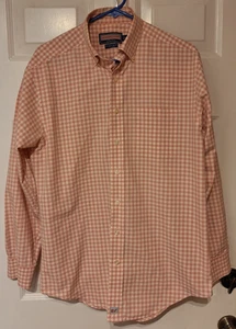 Vineyard Vines Men's Murray Pink Plaid Long Sleeve Button Up Size Medium - Picture 1 of 7