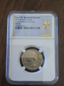 2019 W War In the Pacific Quarter 25c NGC MS66 Great American Coin Hunt - Picture 1 of 5