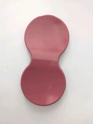 Tupperware The Spoonz Rest Footed Double Spoon Rest 2763 Mauve Pink Vintage 9" - Image 1 of 4