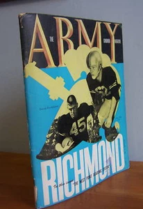 1961 ARMY vs RICHMOND  Football Program  - Picture 1 of 2