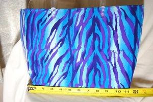 Vintage Diane Gilman Silk Blue Purple Ombre Stripes Purse Bag NEW - Picture 1 of 6