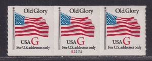 United States Scott 2892 MNH 1994 Flag Red G Rate (32¢) Coil PNC3 S2222 - Picture 1 of 1