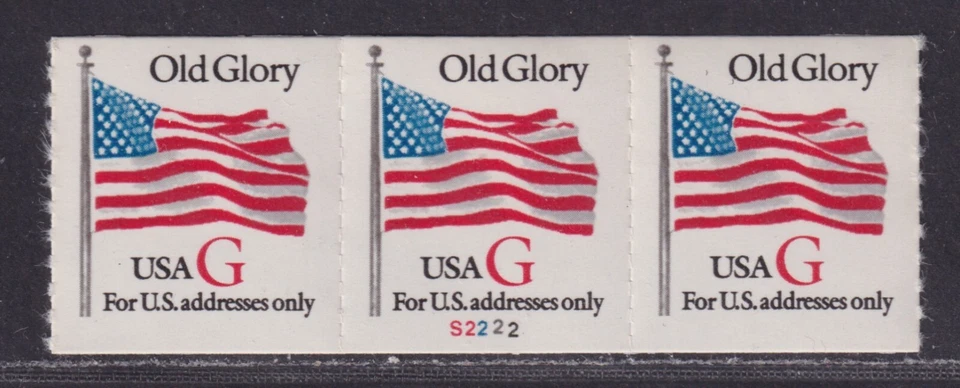 United States Scott 2892 MNH 1994 Flag Red G Rate (32¢) Coil PNC3 S2222 - Image 1 of 1