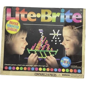 Lite Brite 6 Kunstblätter 2018 batteriebetrieben Leuchtheringe Kunstspielzeug - Bild 1 von 18