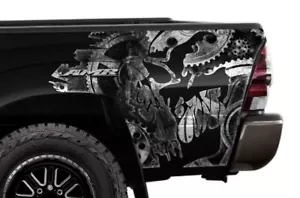 Quarter Panel Wrap Graphic Sticker Decal For Toyota Tacoma 2005-2015 GEARS - Picture 1 of 2