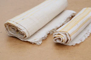 Vintage Textile Tea Towels Antique Primitive Homespun Fabric Early 20th 1930s. - Picture 1 of 13