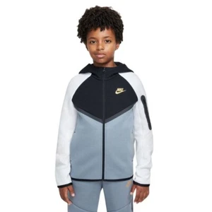 Nike SPORTSWEAR TECH FLEECE FULL-ZIP SWEATSHIRT GREY Size XL HV5867-065 - Picture 1 of 5
