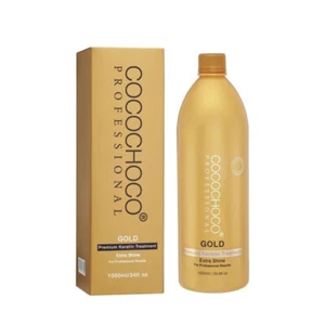 COCOCHOCO GOLD Brazilian Blow Dry Hair Keratin Straightening Treatment 1000ml - Picture 1 of 3