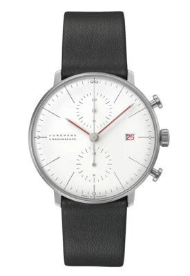 New Junghans mMax Bill Chronoscope Bauhaus Men's Watch 27/4303.02 - Image 1 of 3