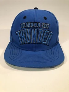 NBA Oklahoma City Thunder OKC Snapback Hat Adjustable Fit Cap One Size - Picture 1 of 9
