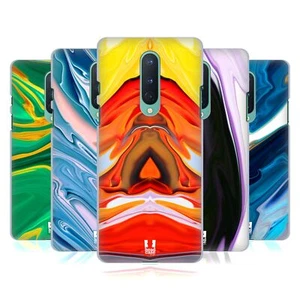 FUNDA TRASERA RÍGIDA HEAD CASE DESIGNS CON DIBUJO DE ÁGATA COLORIDA PARA TELÉFONOS OPPO - Imagen 1 de 17
