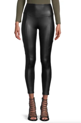 Leggings Yummie L115025 imitación cuero negros para mujer talla M Foto 1 de 3