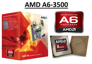 AMD A6-3500 Tri Core ''Llano'' Processor 2.1 - 2.4 GHz, FM1, 65W CPU  - Picture 1 of 4